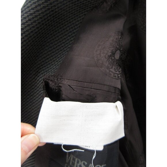 VINTAGE Versace Sport Coat 42 Classic V2 Blazer Wool Silk Jacket Lined - Picture 13 of 14